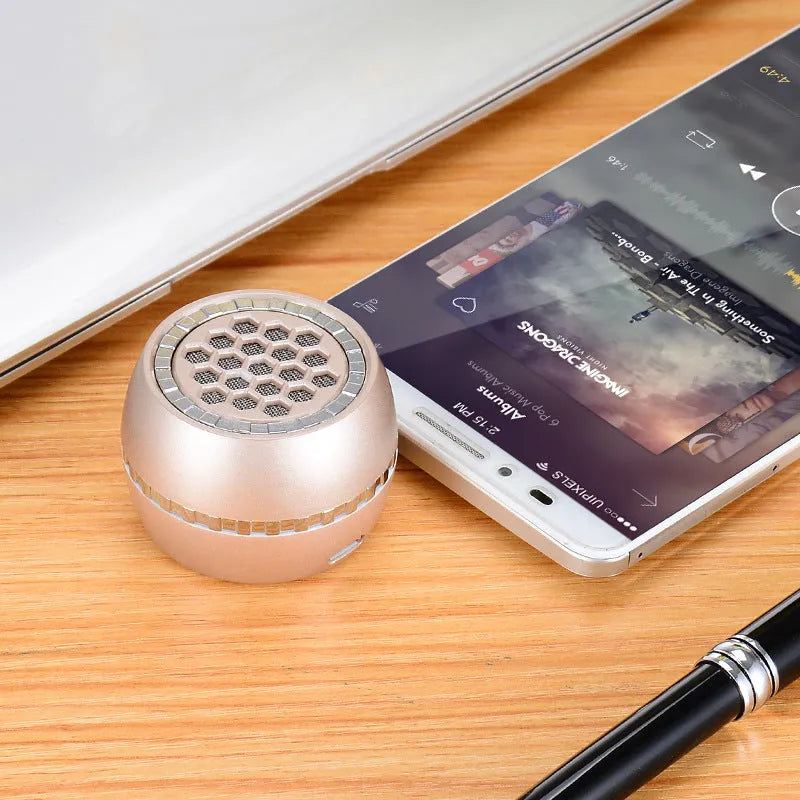 Universal external amplifier speaker in black, local gold, or rose gold with engineering plastic enclosure.