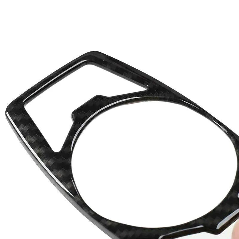 Carbon fibre pattern decorative patch for Ford F150 Raptor headlight control panel.