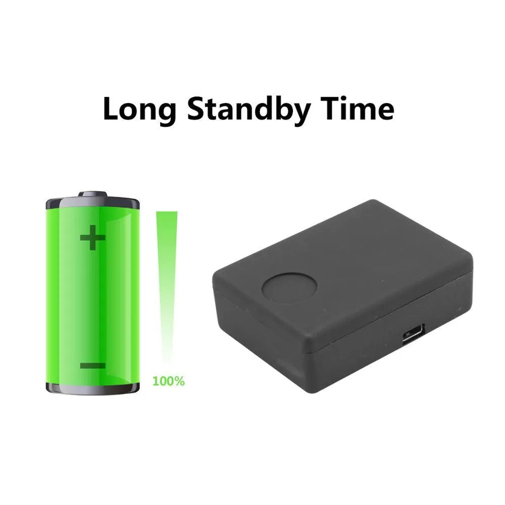 Black N9 mini X009 car alarm and GPS tracker device for remote start.