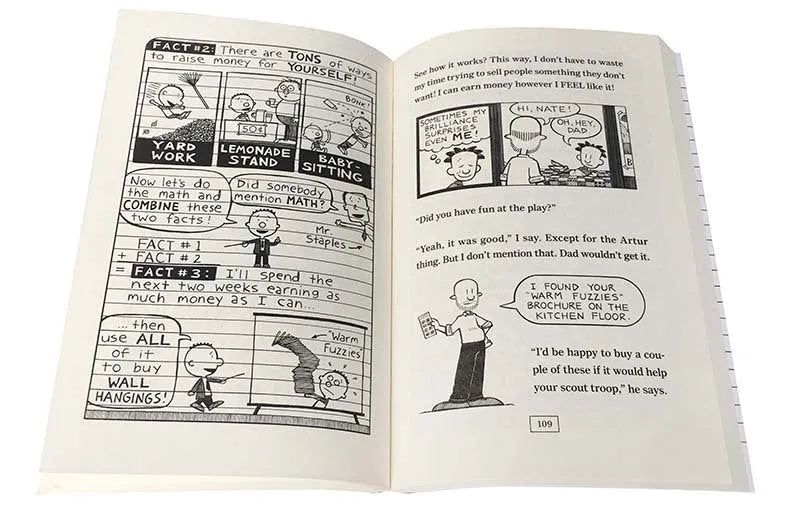 Big Nate 8-book box set collection by Lincoln Peirce with eight paperback volumes in a cardboard slipcase