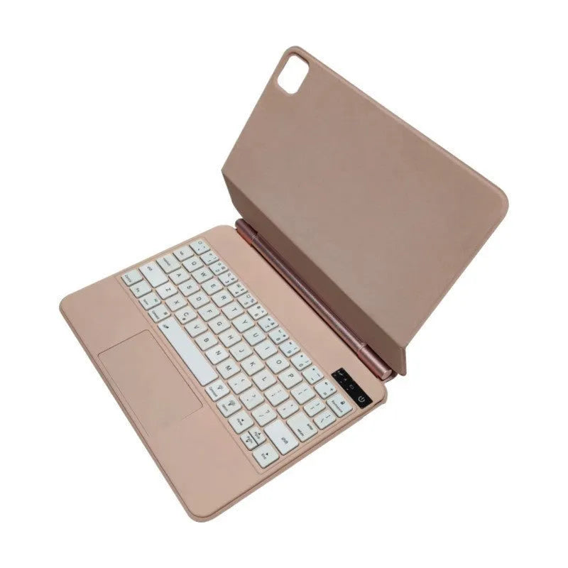 Bluetooth wireless keyboard with magnetic protective cover for iPad Pro and iPad Air in various colours
