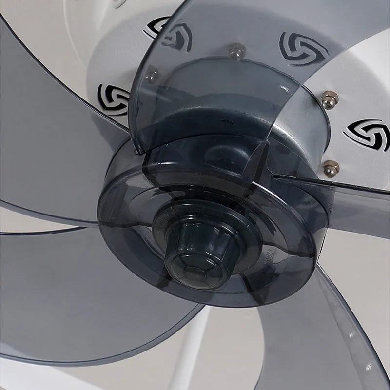 Nordic style ceiling fan lamp with LED lighting and 50cm blades in multiple colour options