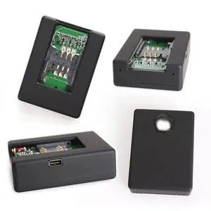 Black N9 mini X009 car alarm and GPS tracker device for remote start.