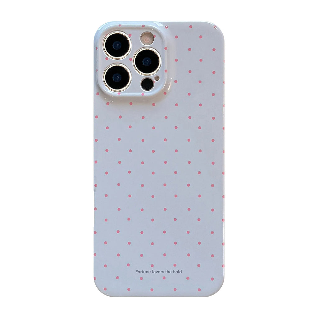 Soft TPU silicone phone case with wavelet dots in lemon yellow for iPhone 16 Pro Max