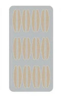 No glue eyelid stickers in three sizes L, M, S made from non-woven fabric for household use