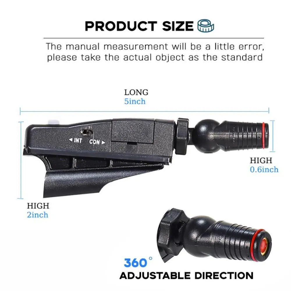 Black golf laser aiming instrument for putter alignment and stroke training