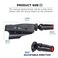 Black golf laser aiming instrument for putter alignment and stroke training