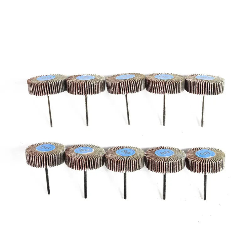 80 grit shutter grinding head with handle louver impeller abrasive cloth wheel 32mm