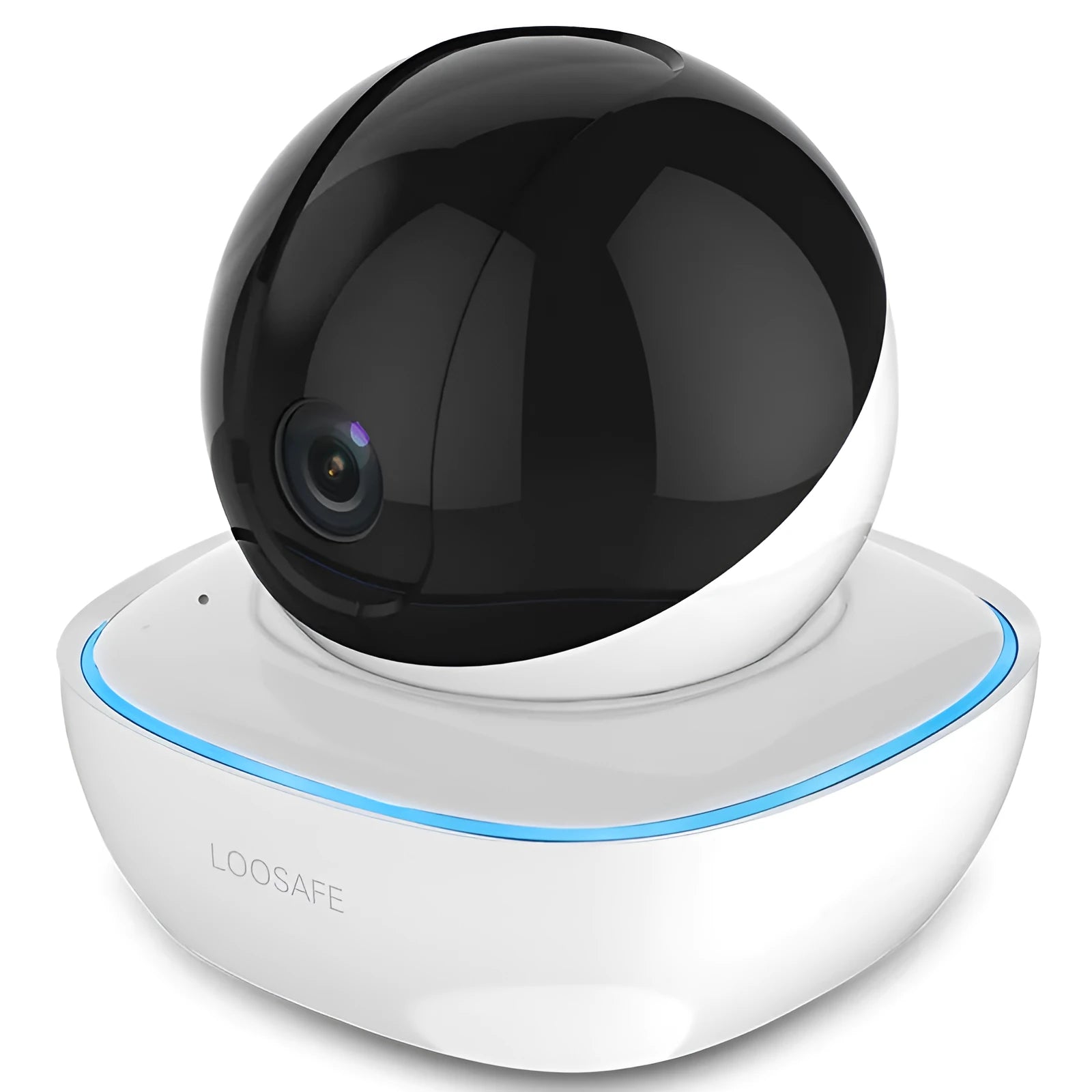Wireless HD dome camera with 3.6mm lens, 1080p resolution, and infrared night vision for indoor security