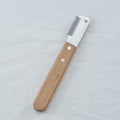 Pet stripping comb and grooming knife with wood handle for dogs and cats