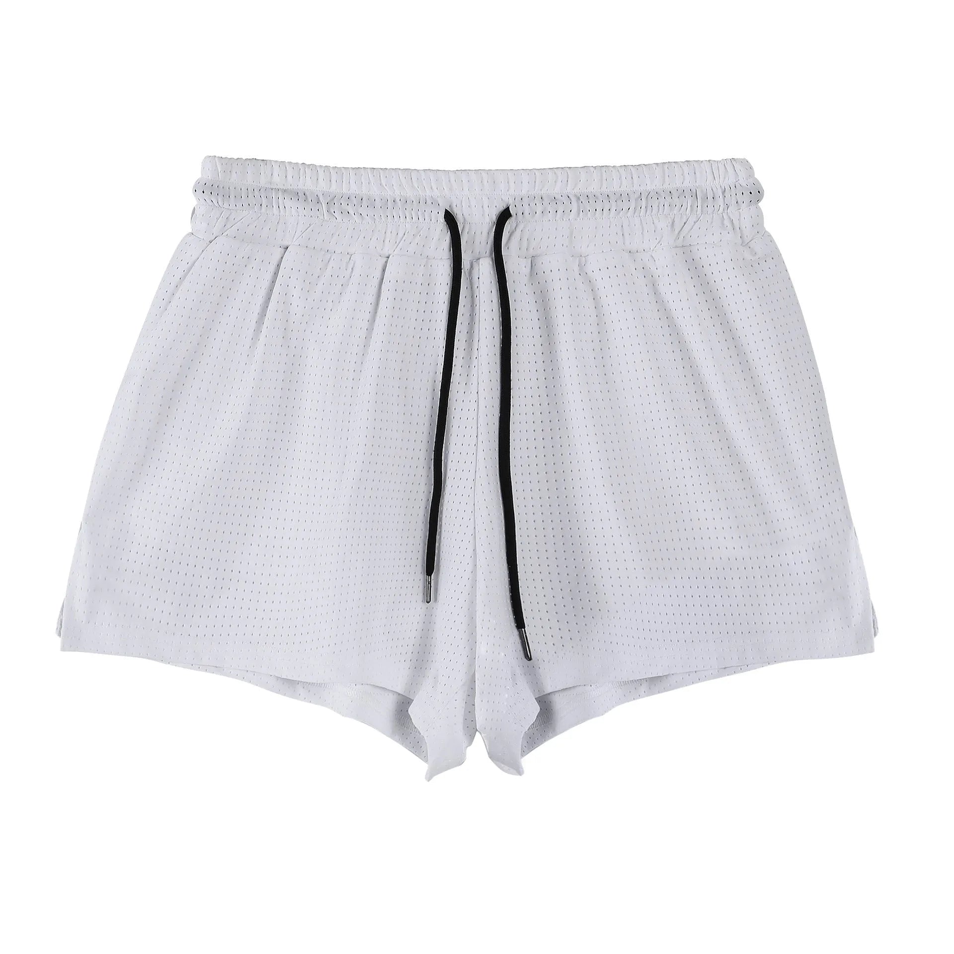 Men's quick-drying nylon summer shorts in black sports leisure style