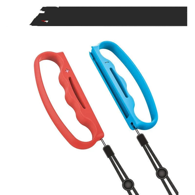 Black AVS silicone boxing grips for Joy-Con controllers with hand rope attachment