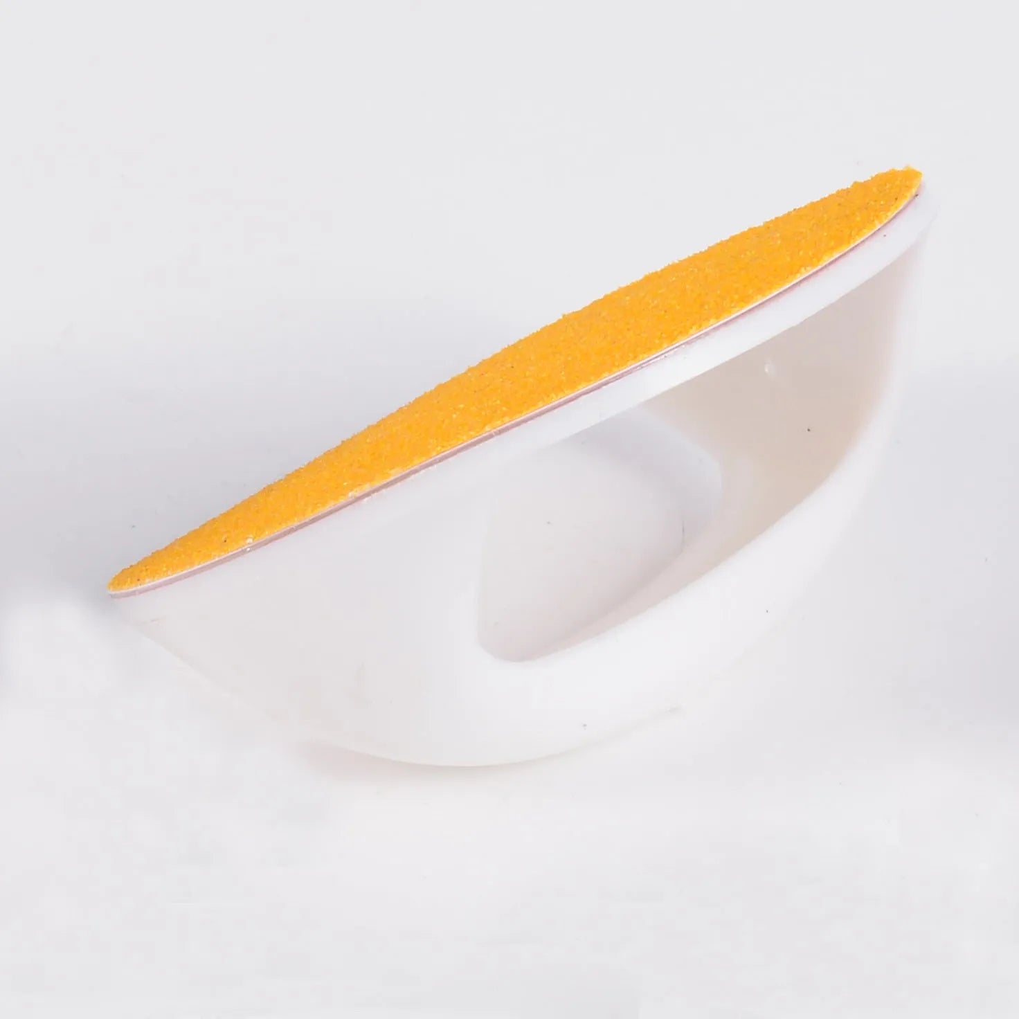 Round dog nail file board with ergonomic handle in four colour options
