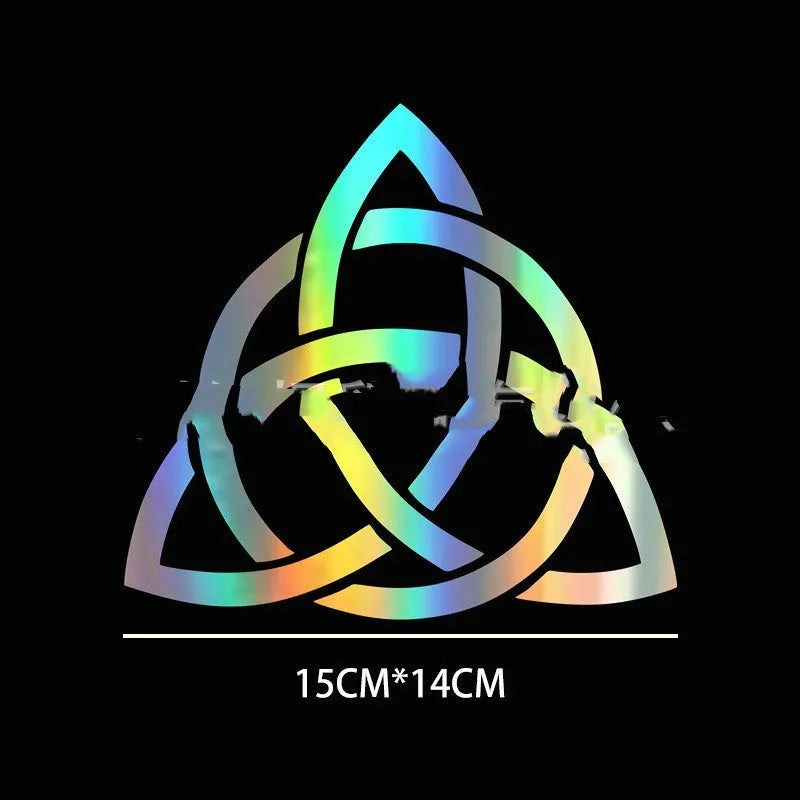 Waterproof automobile sticker for car body decoration in black, white, and laser colour options