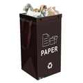 Blue 40-litre plastic handbag-style garbage bin for wet waste sorting.