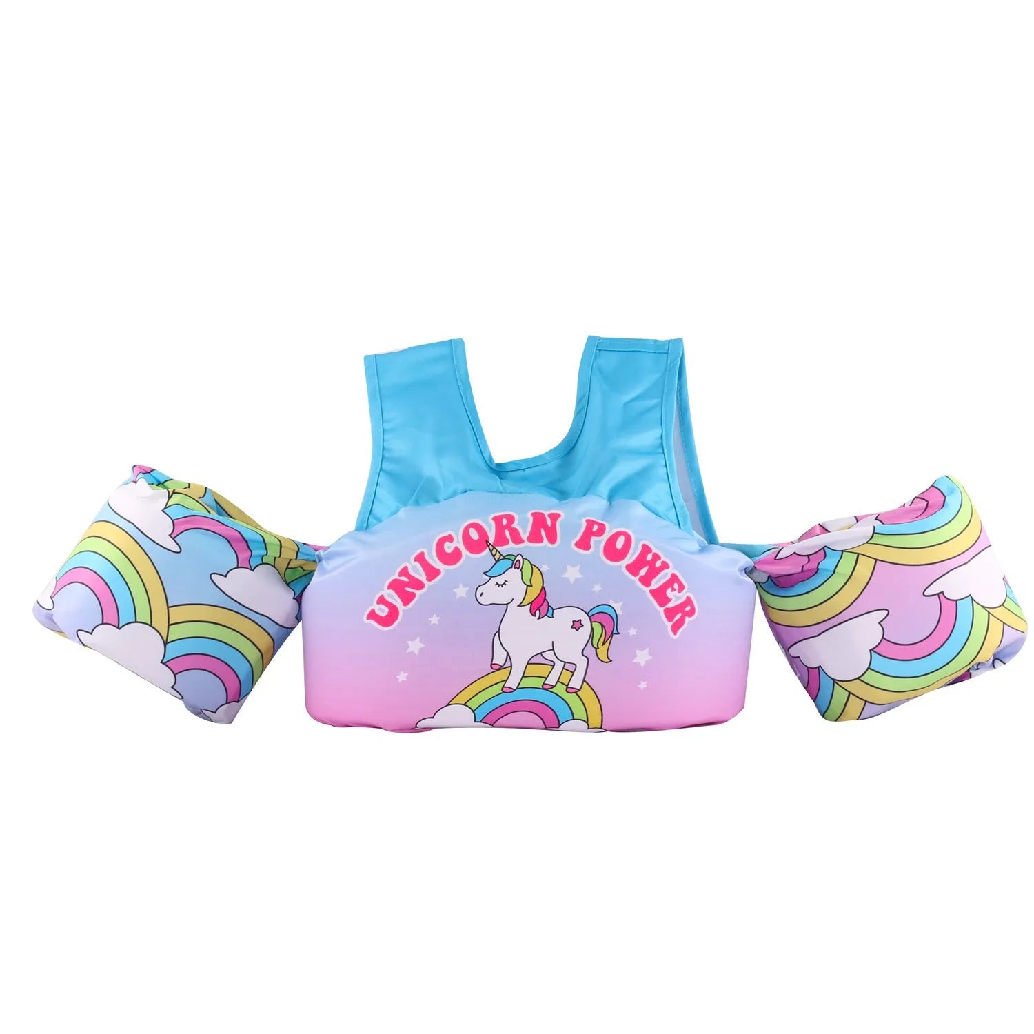 Cartoon-themed children's inflatable armband swimming ring in multiple colour patterns including blue crab and watermelon pineapple designs