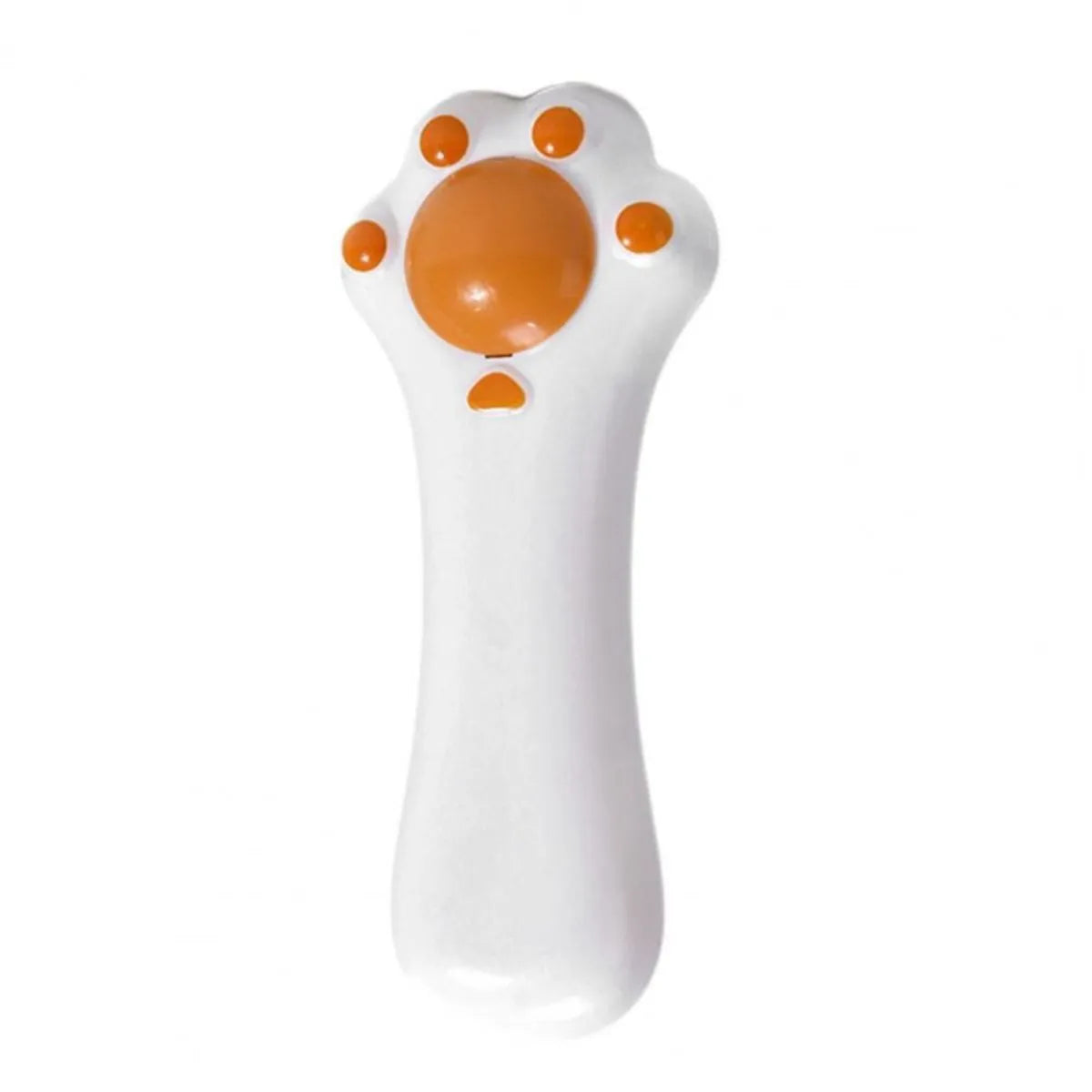 Blue cartoon design dual-purpose cat grooming brush and dental toy with catnip on a white background.