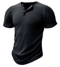Men's slim-fitting muscle sports T-shirt in polyester, shown in Army Green colour.