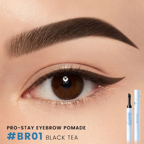 2 in 1 eyebrow gel cream pencil in three colours with brush for waterproof long-lasting natural brows