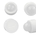 White ZigBee3.0 wireless infrared motion sensor with 120-degree detection angle