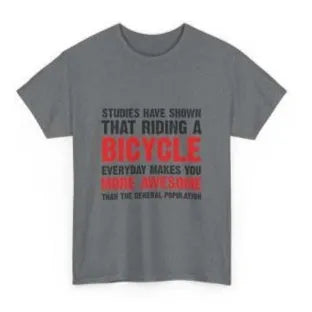 Grey women's cotton short sleeve t-shirt with a printed pattern, laid flat.