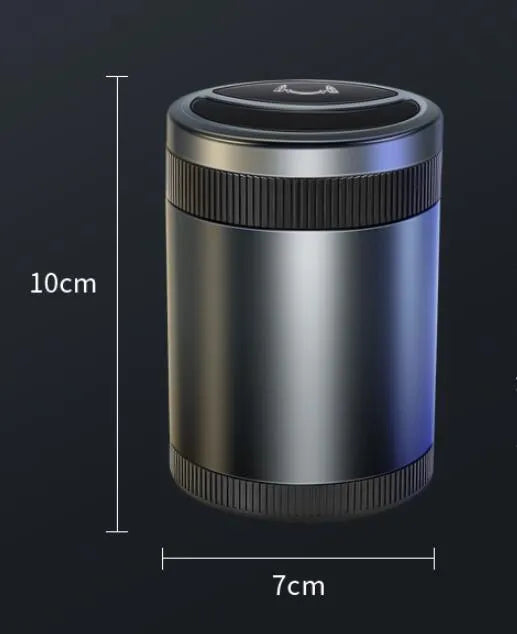 Automatic sensing vehicle mounted ashtray with USB outlet in four colour options