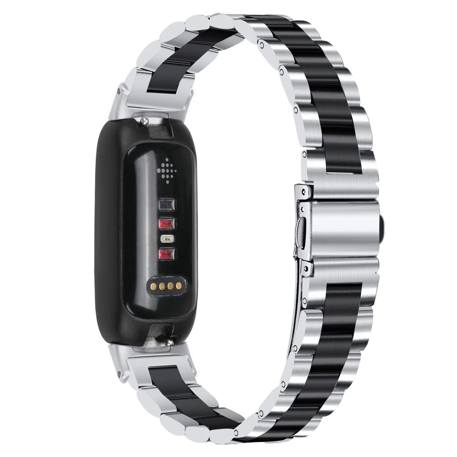 Huawei Inspire 3 stainless steel replacement watch strap in multiple colour options showing 12mm connector.