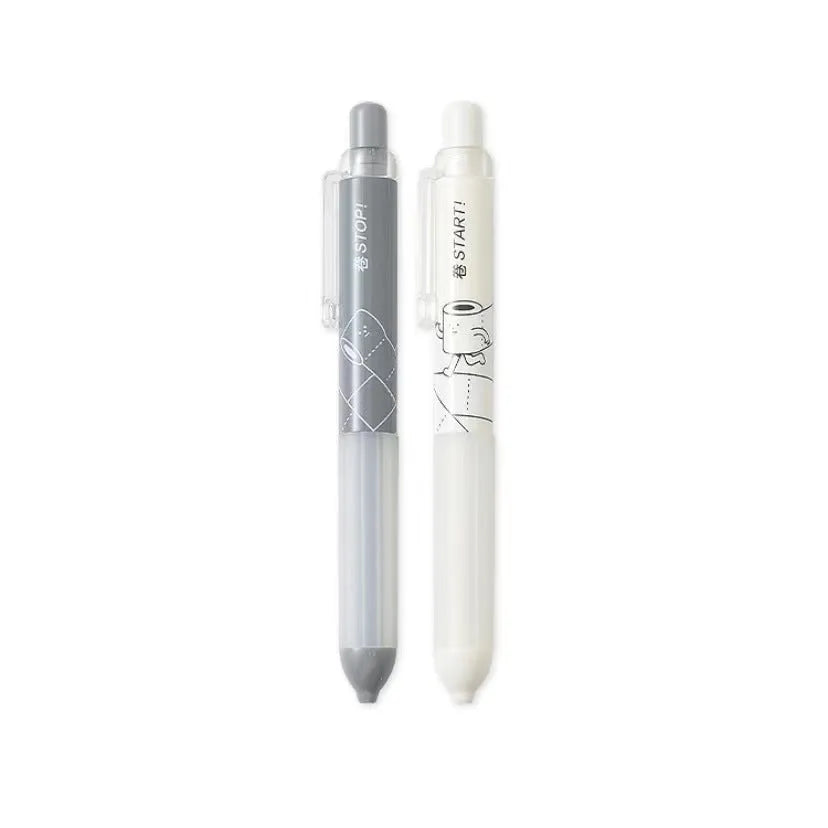 Automatic pencil with cloud grip design in black or white colour, 0.5mm HB lead for writing