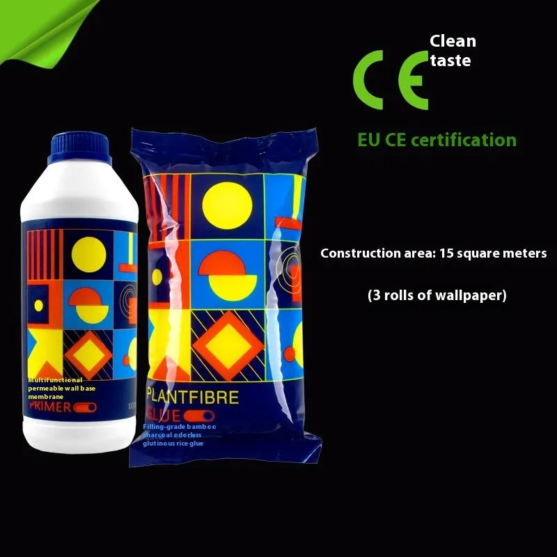 Formaldehyde-free glutinous rice wallpaper adhesive glue for wall sticking projects