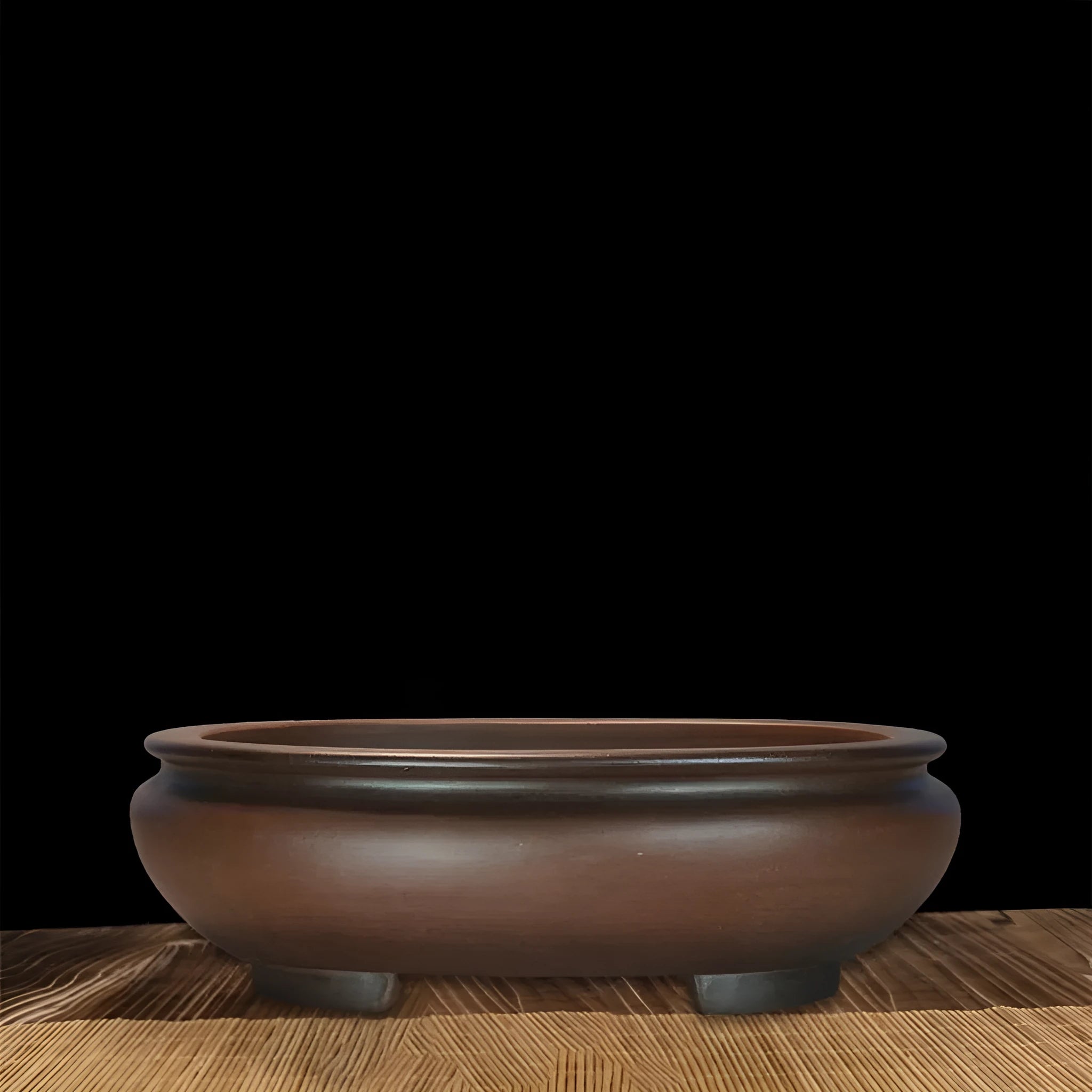 Handmade purple sand desktop flowerpot measuring 58cm tall with classical styling for indoor decoration