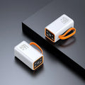 Black or white 20000 mAh fast charge power bank with creative design