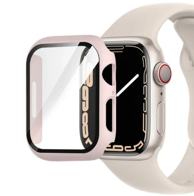 PC Tempered Film Watch Case for smartwatches in multiple colours and sizes