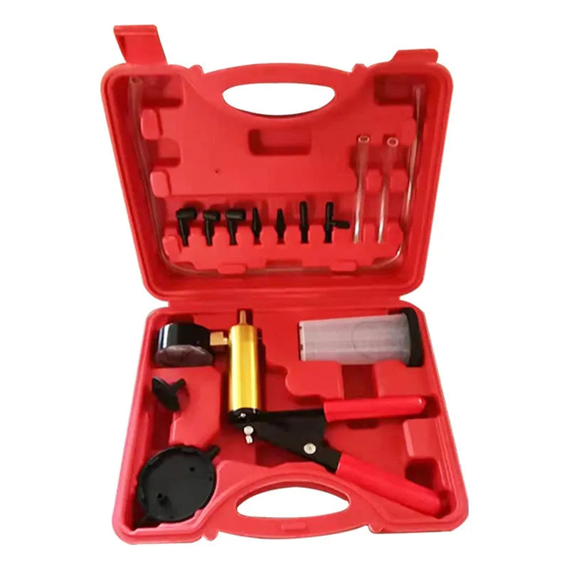 Aluminium manual vacuum blow gun tool for automotive repair with suction function