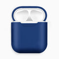 Silicone shockproof case for Apple AirPods with anti-loss lanyard in multiple colour options