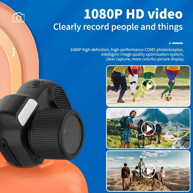 Black Y3000 HD sports camera with 0.96-inch display screen compact size for outdoor recording