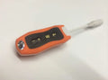 Compact waterproof IPX68 Bluetooth MP3 headset in six colours: black, blue, green, orange, pink, white.