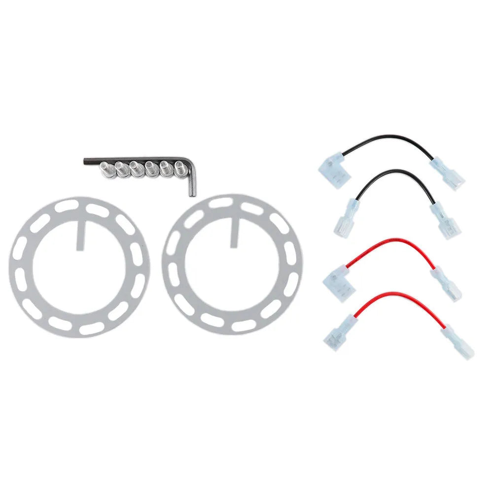 Colourful car steering wheel quick-release device with heightening connection base