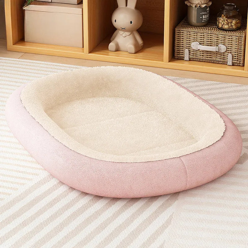 Thickened pet kennel for small dogs with removable washable cover in grey colour