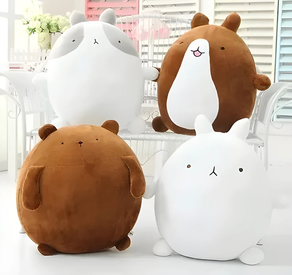 Cute creative plush toy brown bear 40cm super soft short plush PP cotton filling