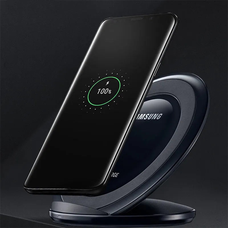 Qi wireless charging pad for Galaxy Note Edge with LED indicator in black or white colours