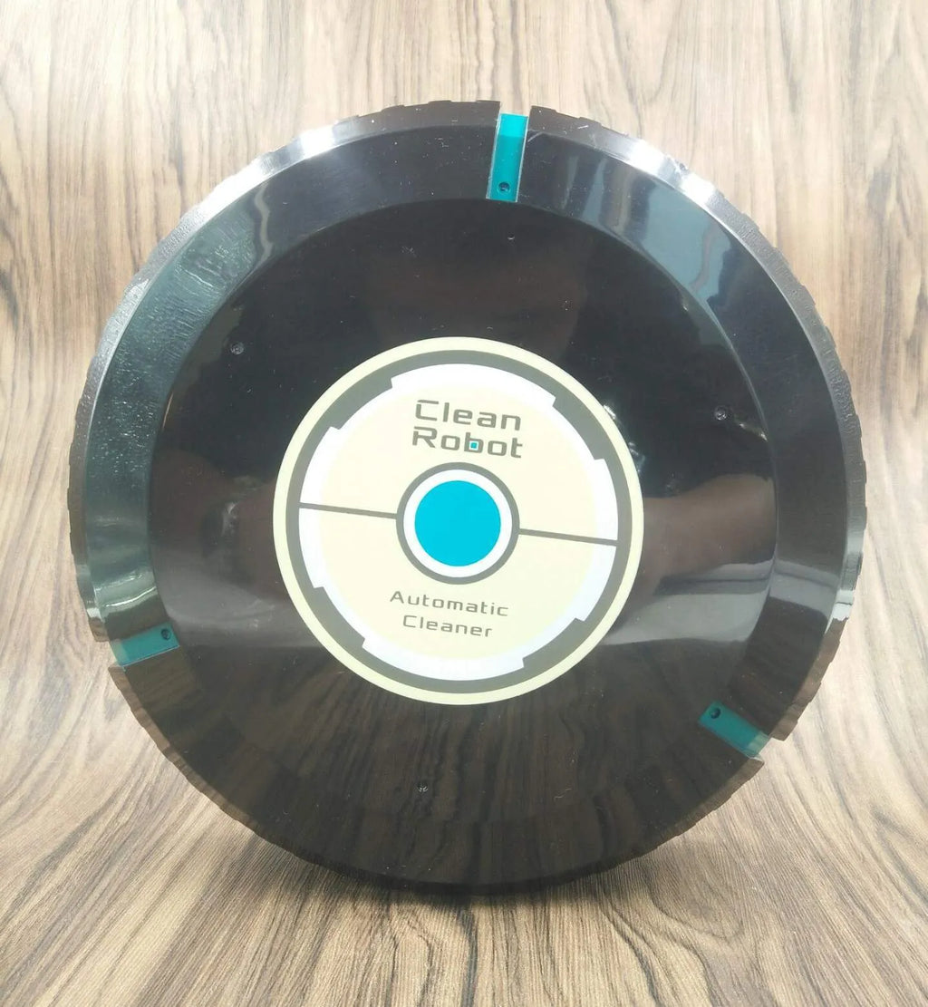 AC robot vacuum cleaner in black or white with automatic dirt detection for multiple floor types
