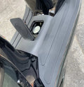 3D rubber motorcycle foot pad modification accessory in black grey or bronze gold colours