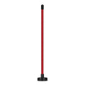 Red and blue aluminium golf swing trainer with magnetic baseball bar alignment tool