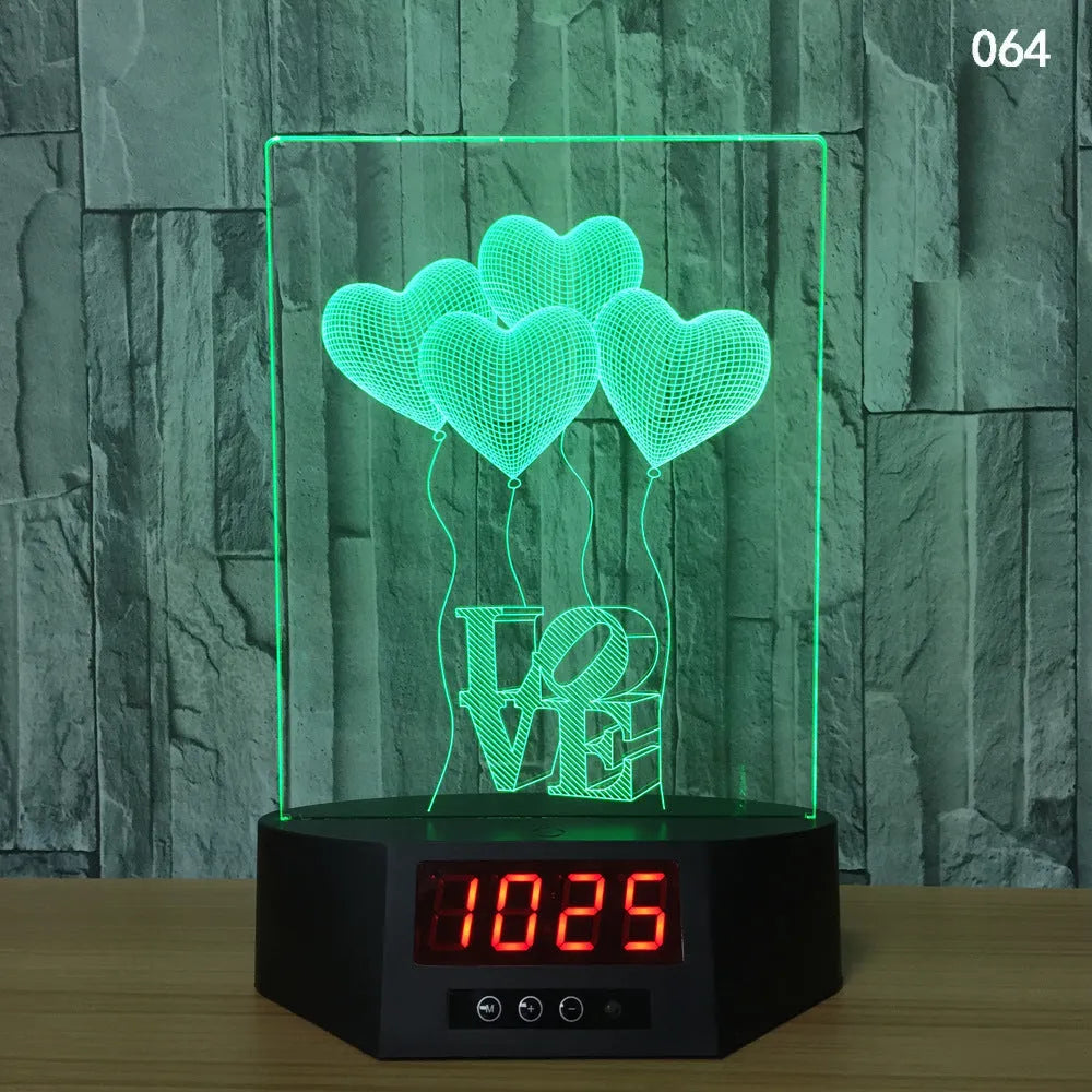 Glowing blue 3D dolphin-shaped LED night light on a table with remote control.