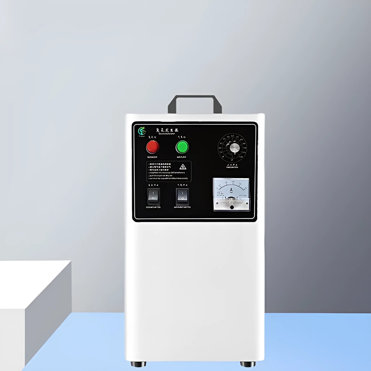 Commercial ozone generator for fruit and vegetable treatment with air-cooled system