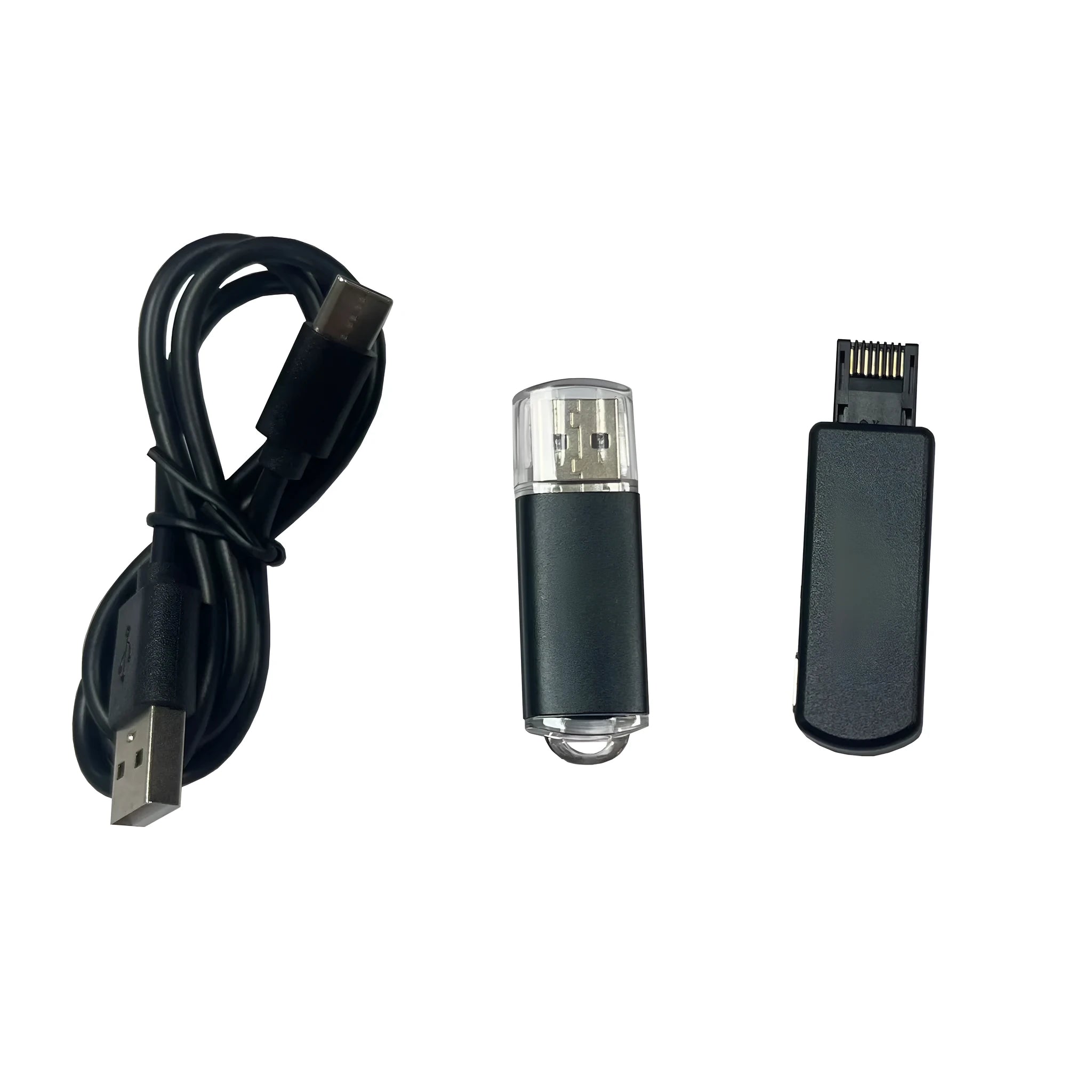 Black alloy USB drive tool for gaming consoles with ethernet port and firmware compatibility
