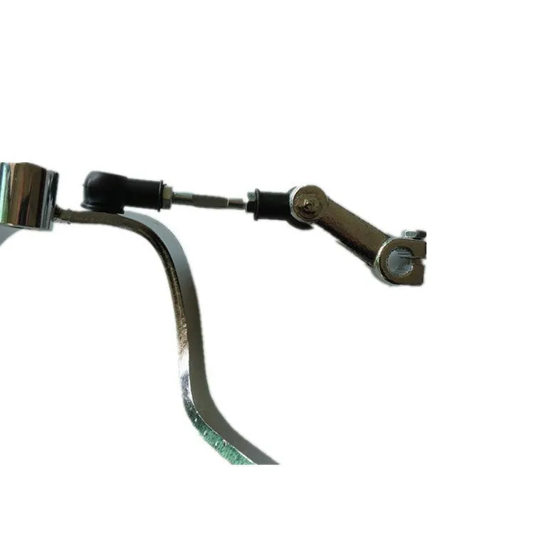 GS125 motorcycle gear lever replacement part showing 300mm length and coarse/fine teeth patterns