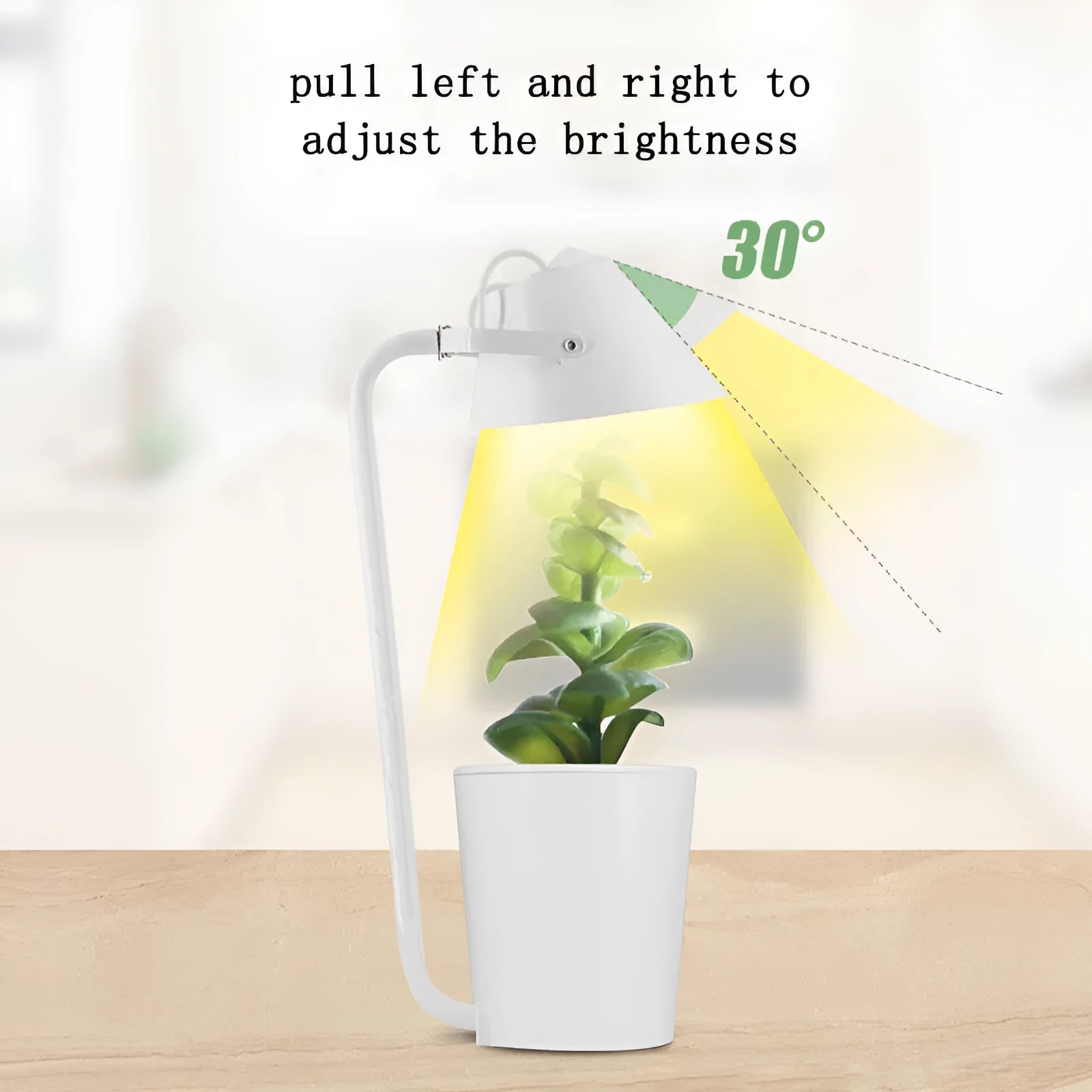 White plastic desktop hydroponic growth machine for soilless plant cultivation.