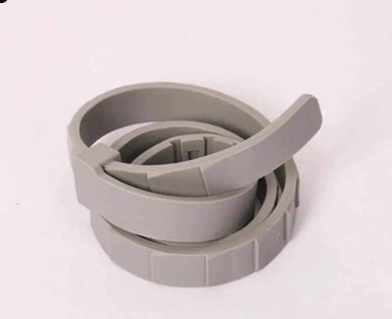 Rainbow coloured plastic flea collar for pets in cat and dog sizes.