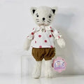 Dressing kitty plush toy in one of ten styles, ultra-soft short plush, PP cotton filling, available in 25cm to 75cm heights